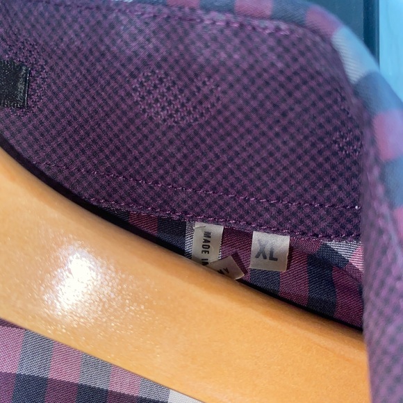 Men's Bugatchi Dress Shirt - Picture 5 of 6